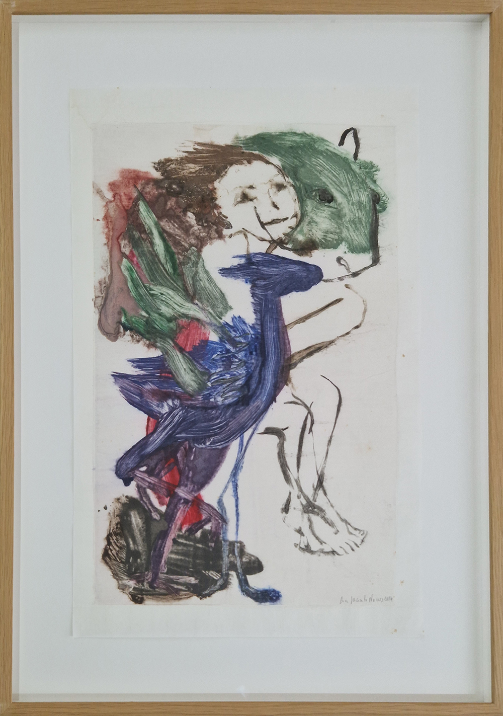 Ana Jacinto Nunes, Sem Título, 2014, 60x38 cm, óleo sobre papel BD