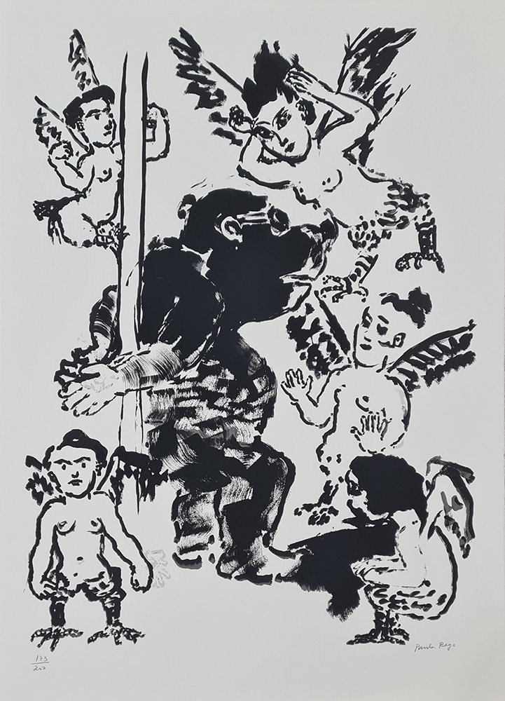 Paula Rego, Urso, 173-200, não datada 1992, 100x70,5 cm, serigrafia BD
