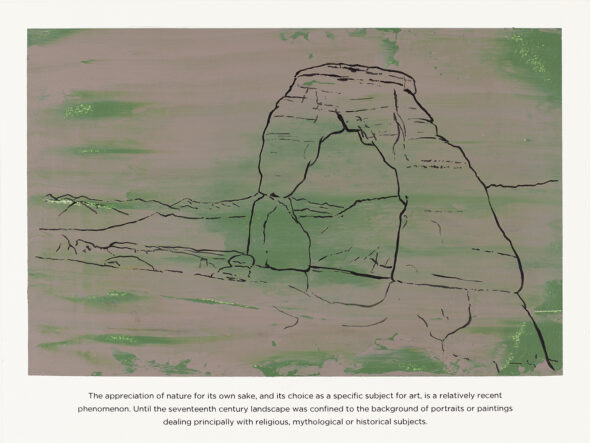 Alexandre Baptista, 2023, Landscape #16, Acrílico e impressão Inkjet sobre papel Canson (Montval 200gr), 24x32 cm BD