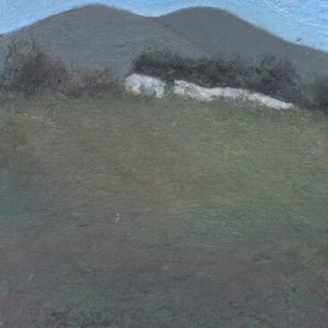 Ricardo Marcelino, Composição para uma paisagem (serra de Sintra), 2019, óleo sobre tela, 40x30 cm BD