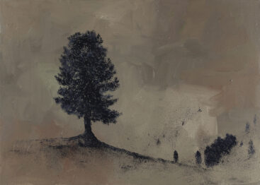 Alexandre Baptista, LANDSCAPES #1, 2024, óleo sobre tela de linho, 50x70 cm BD