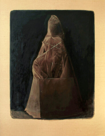 Pedro Pascoinho, Wrap I, 185x144 cm, óleo sobre papel sobre madeira, 2019 BD