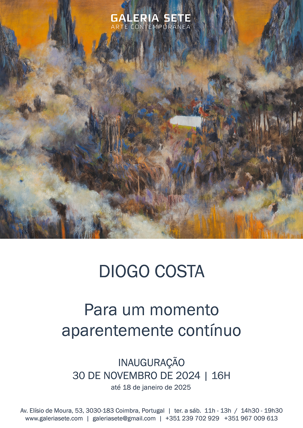 DIOGO COSTA - Para um momento aparantemente contínuo - CONVITE