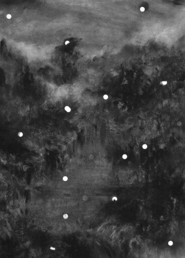 Diogo Costa, Sem título 2, série Blind Spots, 2023, carvão e pigmento sobre papel, 70x50 cm BD