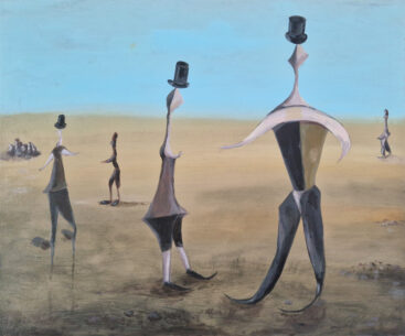 Albuquerque Mendes, Sem título, 2022-23, acrílico sobre tela, 50x60 cm BD