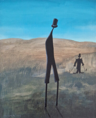 Albuquerque Mendes, Sem título, 2023, acrílico sobre tela, 50x40 cm BD