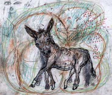 Fátima Mendonça, Diário-dias incertos, 2020-2022, técnica mista sobre papel, 35,7x42 cm BD