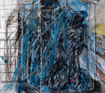 Fátima Mendonça, Diário-dias incertos, 2020-2022, técnica mista sobre papel, 37,8x42,7 cm BD