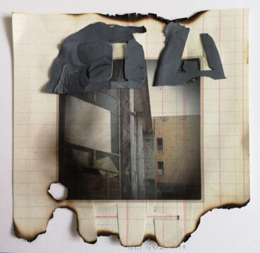 Isabel Sabino, Lido com personagens 20, 2019, técnica mista sobre papel, 16x16 cm BD