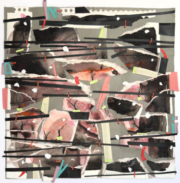 Isabel Sabino, Novi, 2025, técnica mista sobre papel, 43x43 cm BD