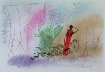 Júlio Resende, Sem título, sem data, serigrafia sobre papel EA, 18x25 cm 4 BD