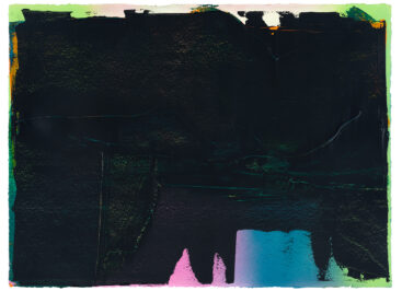 Pedro Calapez, Estudos para mil pinturas 02, 2020, acrílico sobre papel, 57,5x76,5 cm BD