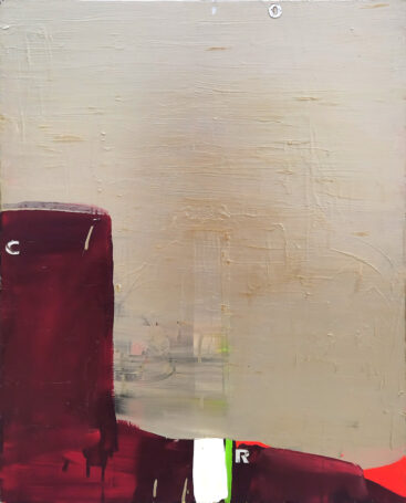 Filipe Marques, Sem título (vermelho), 2006, não datado, óleo sobre tela, 110x90 cm BD