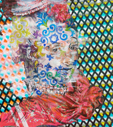 Kristina Girke, A Discípula Exemplar - Die Musterschülerin, 2011, óleo sobre tela de linho, 200x180 cm BD