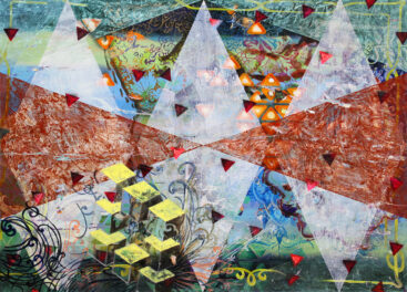 Kristina Girke, A Fórmula do Infinito, 2018, óleo sobre tela de linho, 200x270 cm BD