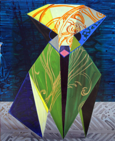 Kristina Girke, Armadilha de Vénus, 2025, óleo sobre tela, 107x87 cm BD