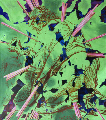 Kristina Girke, O Metafísico - The Metaphysician, 2010, óleo sobre tela de linho, 200x180 cm BD