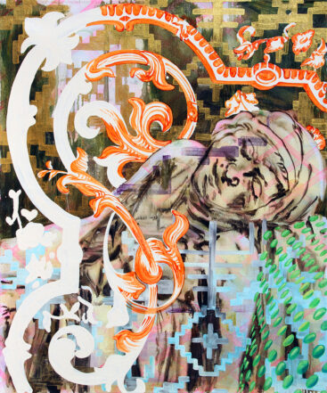 Kristina Girke, O Sonho Barroco, 2009, óleo sobre tela, 110x90 cm BD