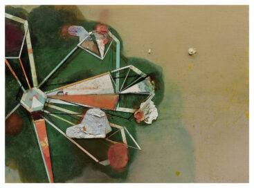 Gil Maia, 5 CONSTRUCTIONES VALETUDINARII V, 2014, óleo sobre tela, 95x130 cm BD