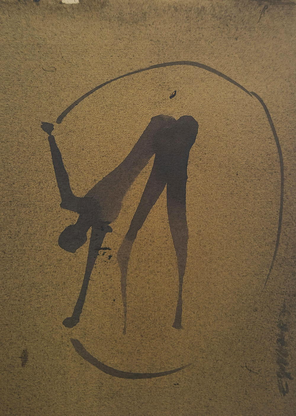 Espiga Pinto, Sem título, 1967, desenho sobre papel, 24,5x18 cm BD