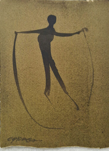 Espiga Pinto, Sem título, 1967, desenho sobre papel, 24x17,5 cm BD