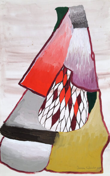 Joana Leitão Salvador, Sem título, 2020, guache sobre papel, 50x33 cm BD