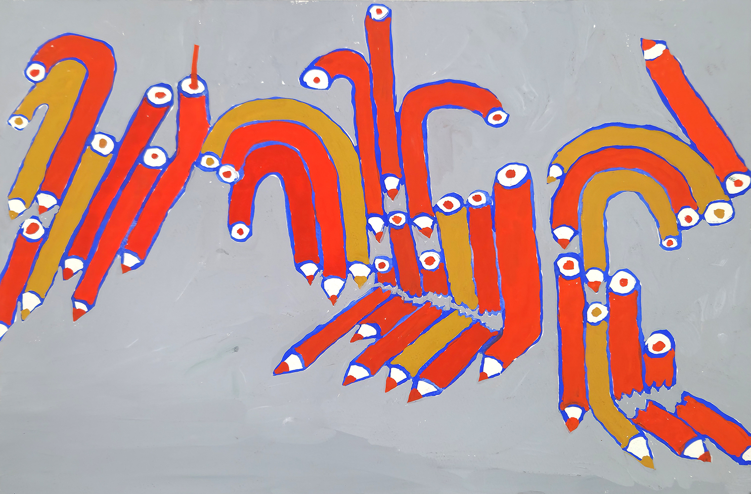 Joana Leitão Salvador, Sem título, 2021 nd, guache sobre papel, 35,5x51 cm BD