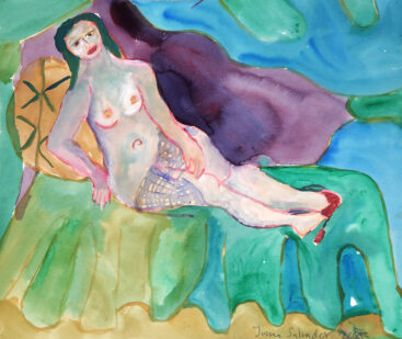 Joana Leitão Salvador, Vénus I, 2025, guache sobre papel, 40x46 cm BD