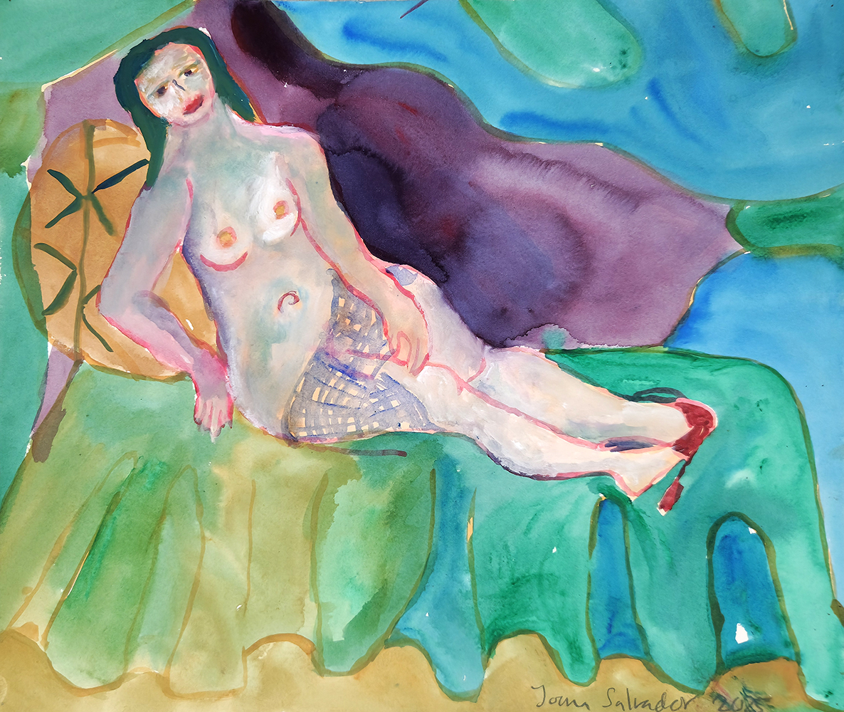 Joana Leitão Salvador, Vénus I, 2025, guache sobre papel, 40x46 cm BD