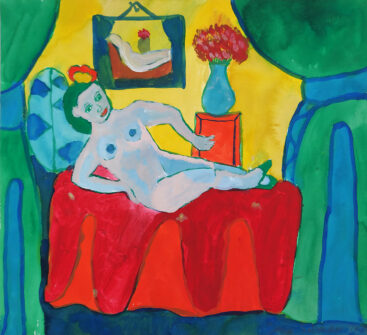 Joana Leitão Salvador, Vénus II, 2025, guache sobre papel, 46x52 cm BD