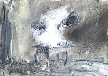 João Jacinto, Sem título, 2025, técnica mista sobre papel, 29,7x42 cm BD