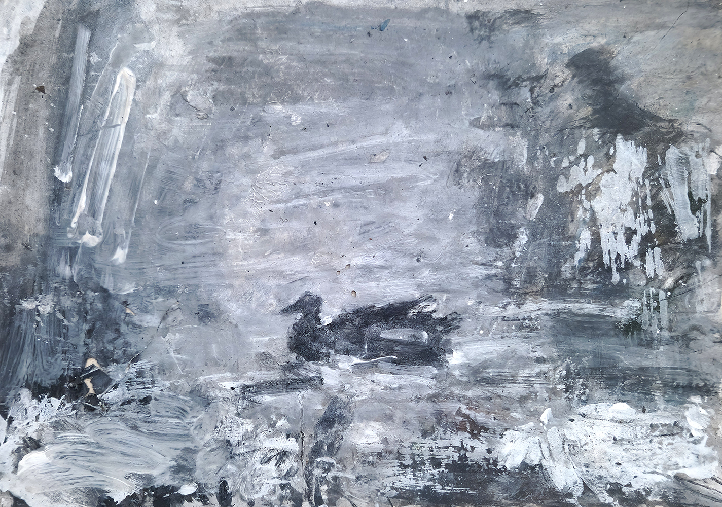 João Jacinto, Sem título, 2025, técnica mista sobre papel, 30,5x42,5 cm BD