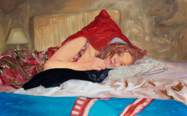 Juliana Julieta, Luna, 2022, óleo sobre tela, 50,5x80 cm BD