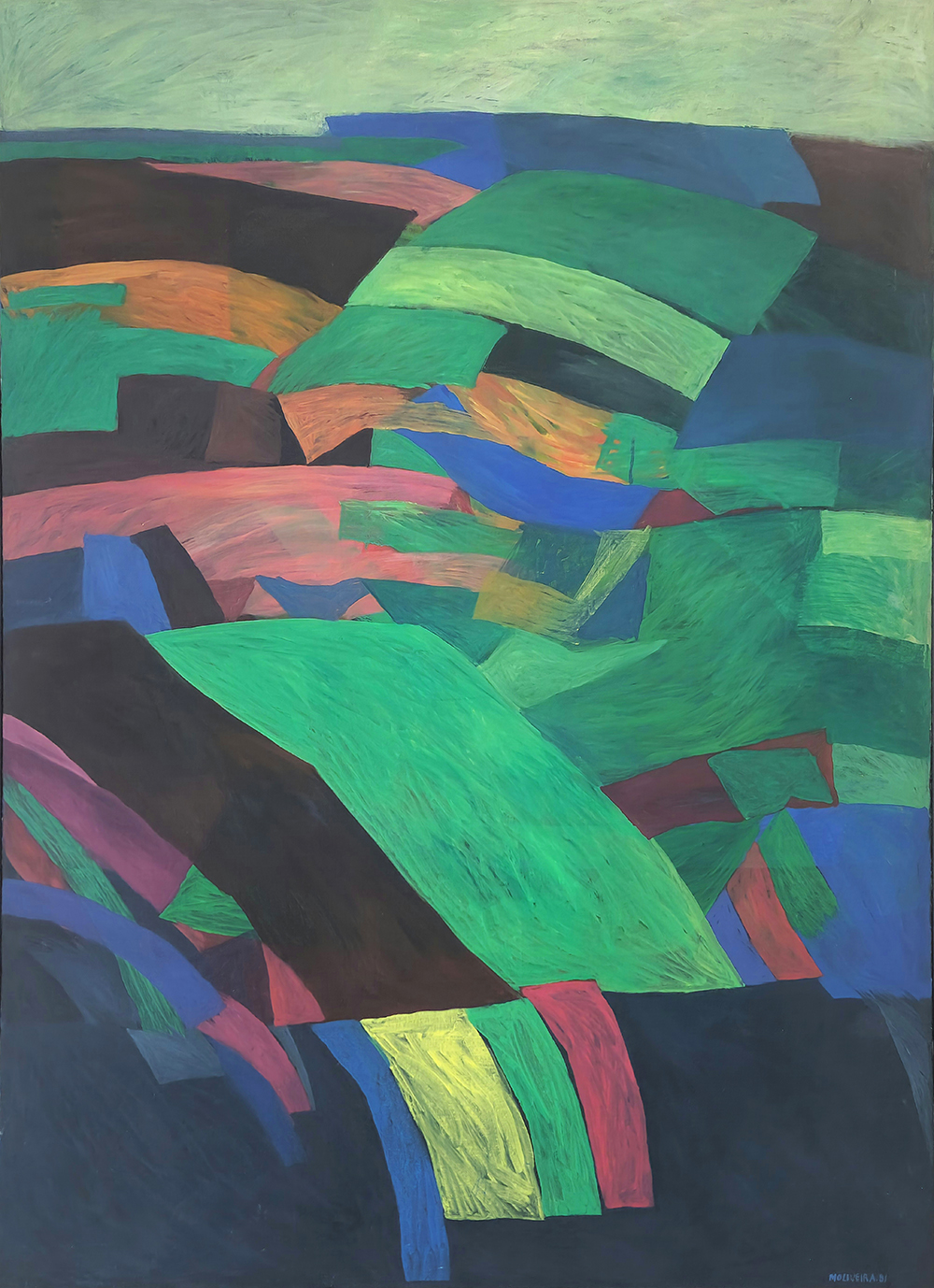 Manuel Oliveira, Sem título, 1981, técnica mista sobre tela, 130,5x97 cm BD