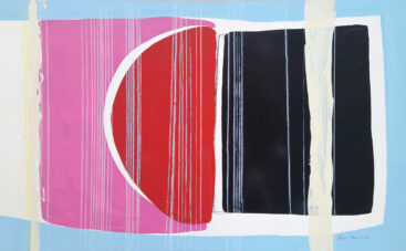 Sofia Areal, Sem título, 2025, óleo sobre papel, 74,5x121 cm BD