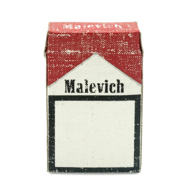 André Silva, Malevich 6, 2023, tinta acrílica em tela de linho, 9x5,6x2,5 cm BD