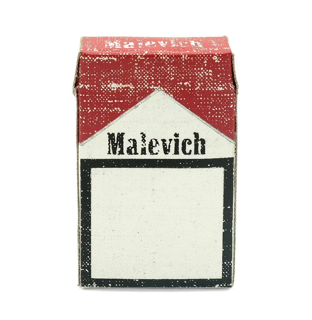 André Silva, Malevich 6, 2023, tinta acrílica em tela de linho, 9x5,6x2,5 cm BD