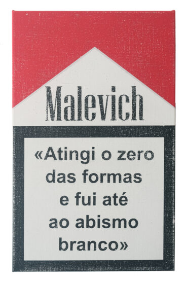 André Silva, Malevich III, 2025, tinta acrílica em tela de linho, 52,5x33 cm BD