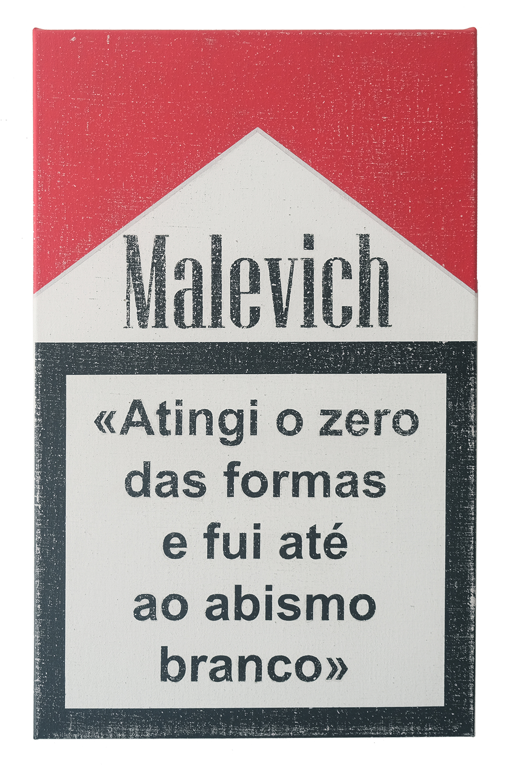 André Silva, Malevich III, 2025, tinta acrílica em tela de linho, 52,5x33 cm BD