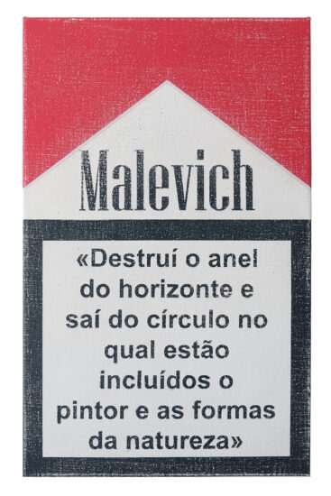 André Silva, Malevich IV, 2025, tinta acrílica em tela de linho, 52,5x33 cm BD