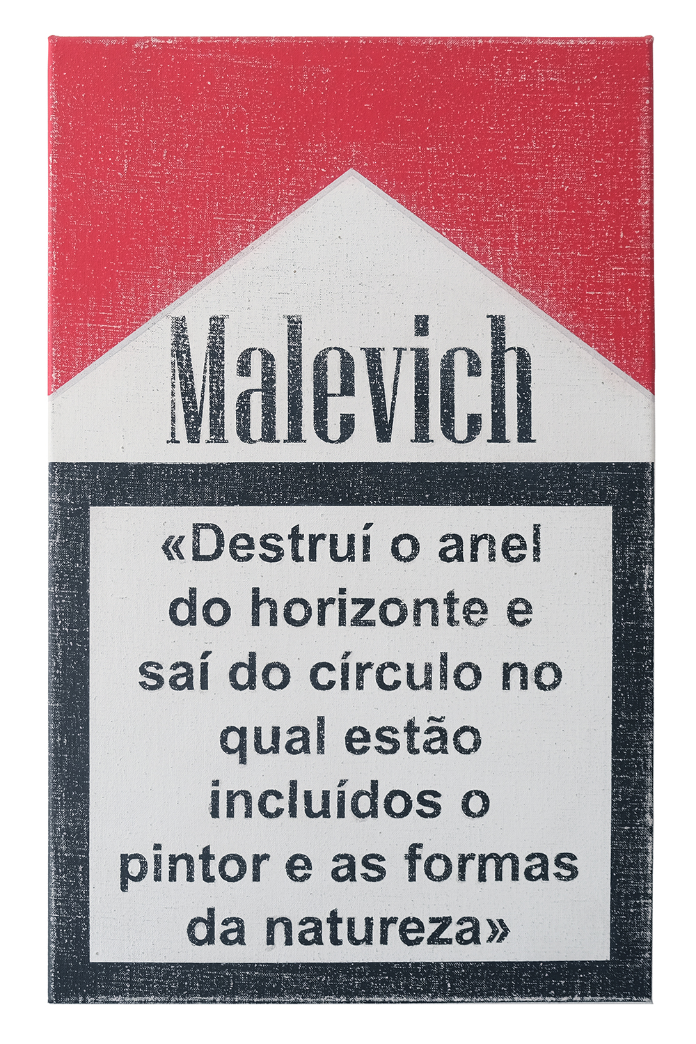 André Silva, Malevich IV, 2025, tinta acrílica em tela de linho, 52,5x33 cm BD