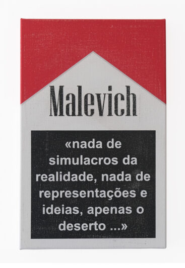 André Silva, Malevich VI, 2026, tinta acrílica em tela de linho, 52,5x33 cm BD