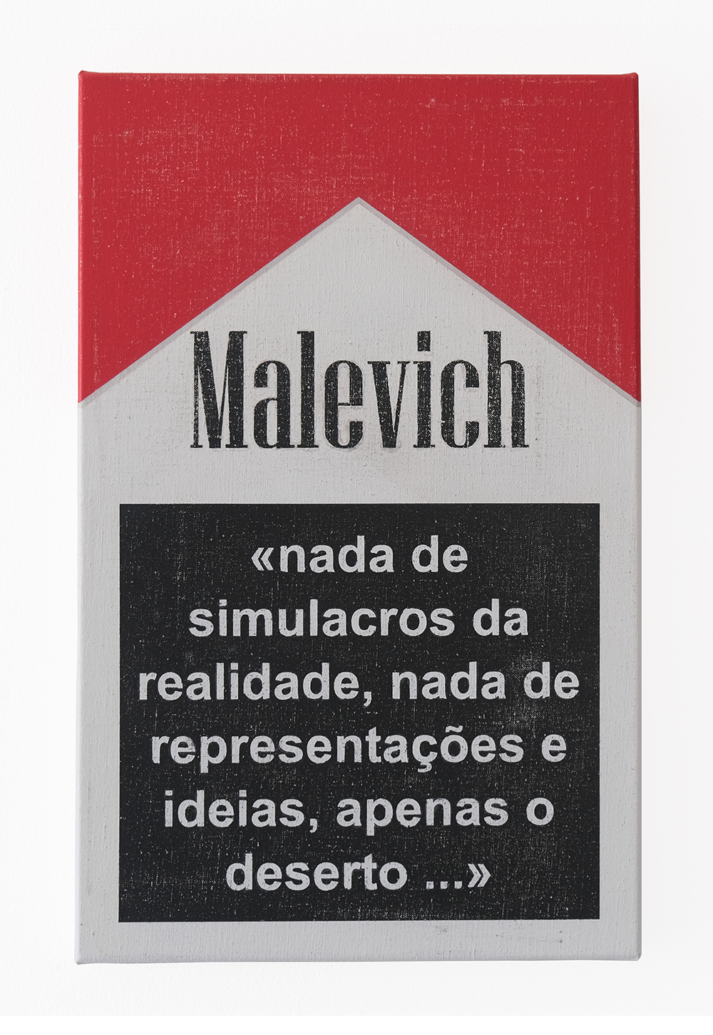 André Silva, Malevich VI, 2026, tinta acrílica em tela de linho, 52,5x33 cm BD