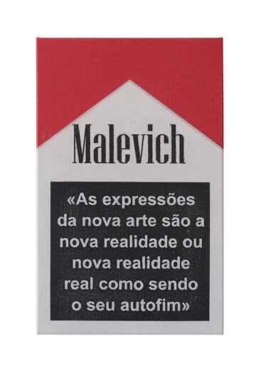 André Silva, Malevich VII, 2026, tinta acrílica em tela de linho, 52,5x33 cm BD