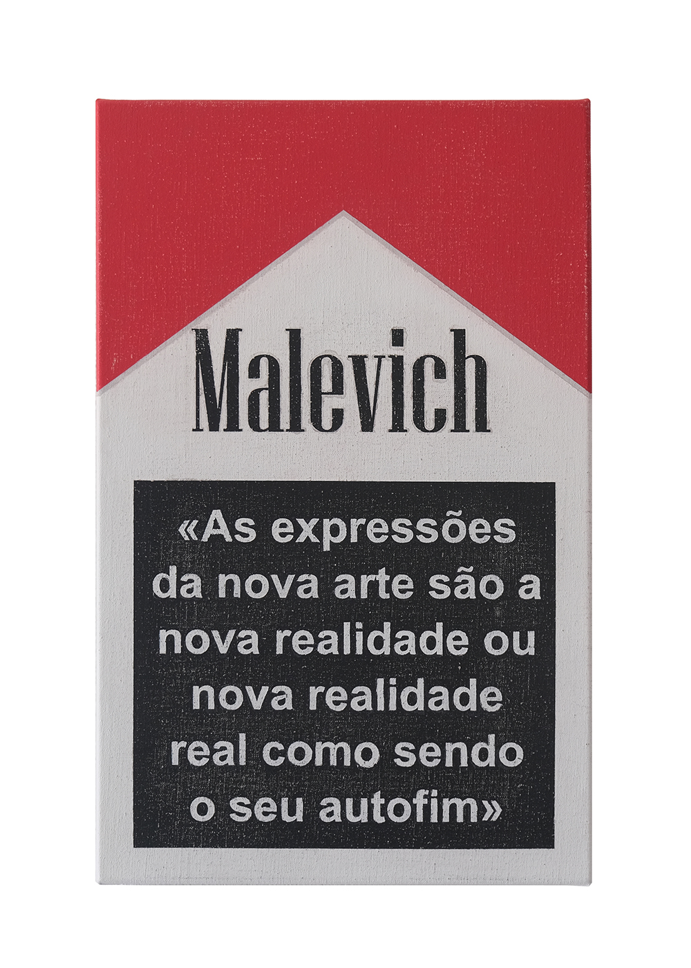 André Silva, Malevich VII, 2026, tinta acrílica em tela de linho, 52,5x33 cm BD