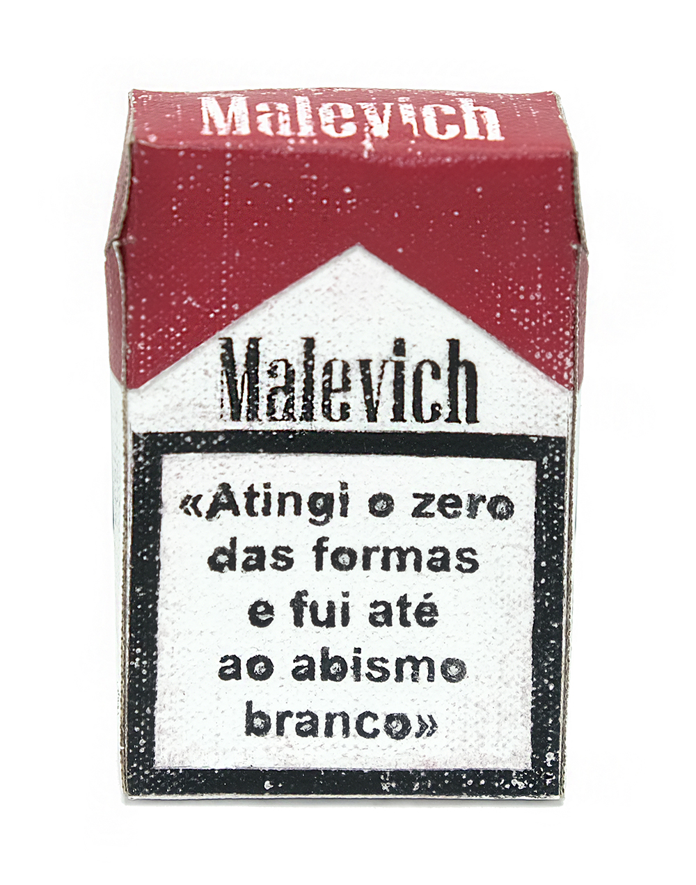 André Silva, Suprematismo de bolso, Grau zero do hábito I_A, 2026, tinta acrílica sobre tela de linho, 9x5,6x2,5 cm BD