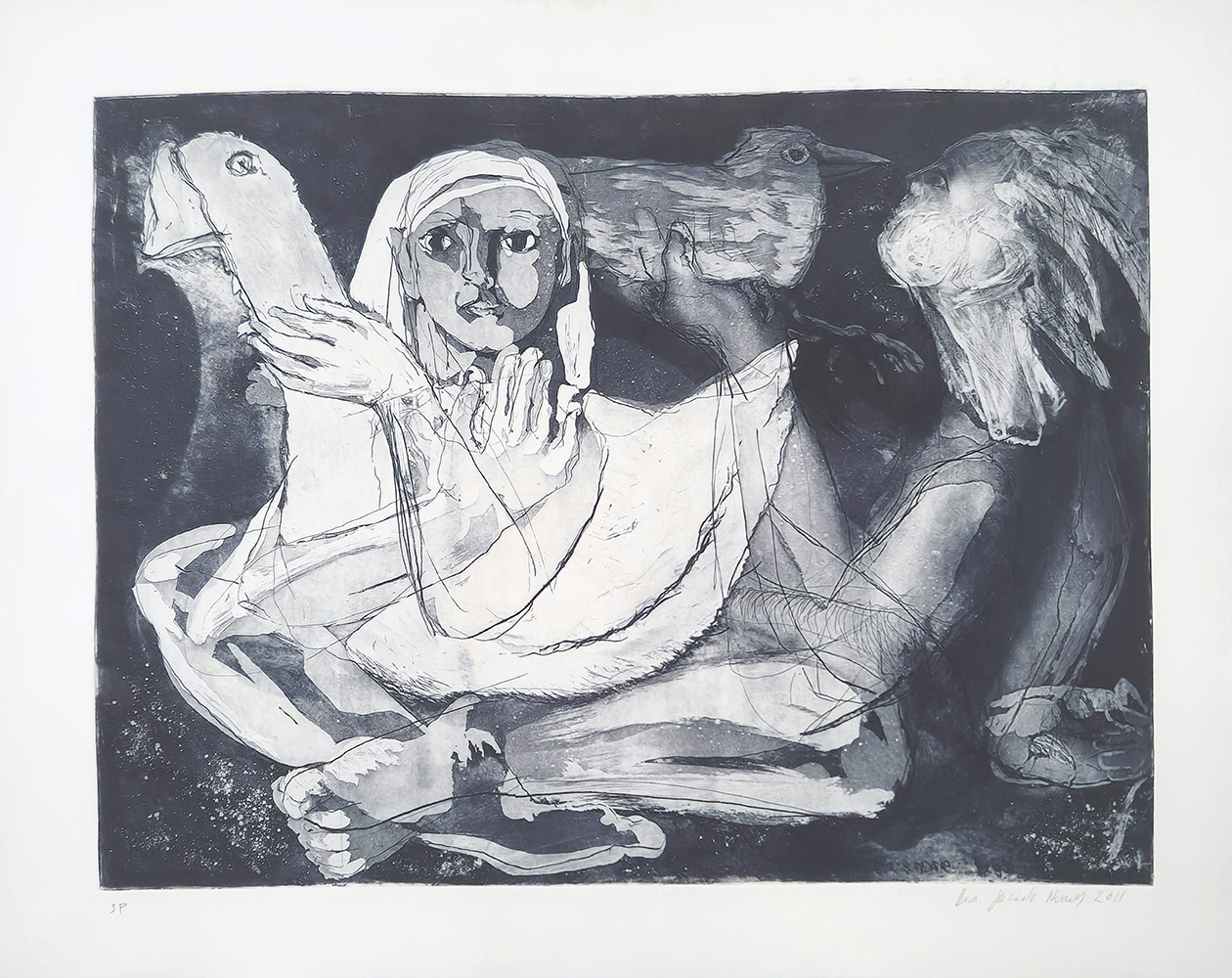Ana Jacinto Nunes, sem título 2, 2011, gravura sobre papel - prova de estado, 56x71,5 cm BD