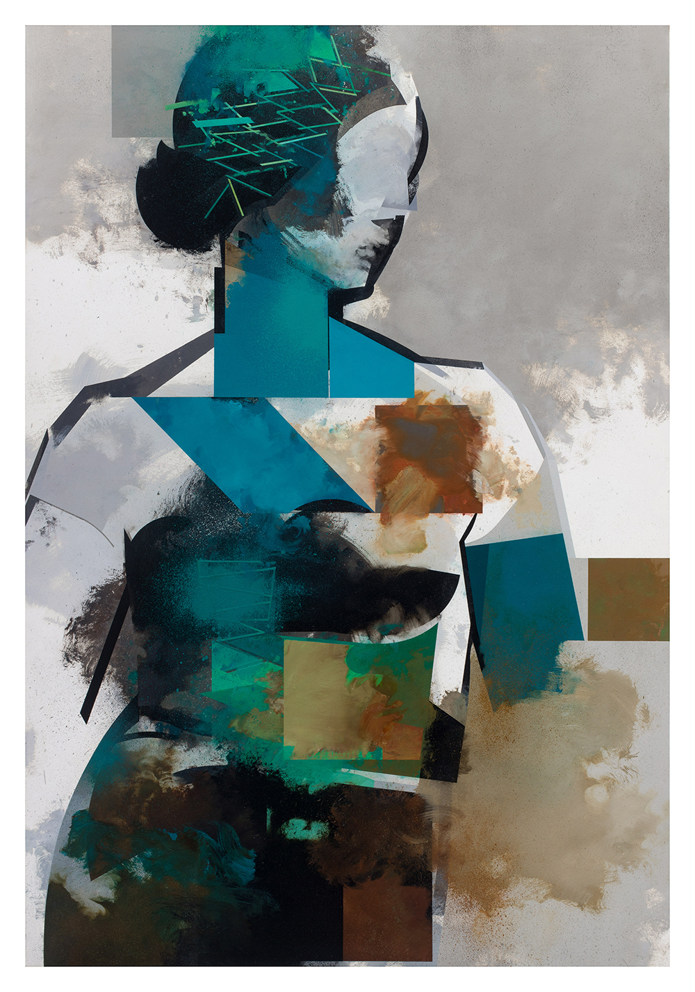 Gil Maia, Série Bálsamo 12, 2026, óleo sobre papel, 153x107 cm BD