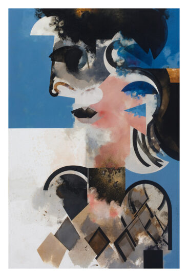 Gil Maia, Série Bálsamo 14, 2026, óleo sobre papel, 107x70 cm BD