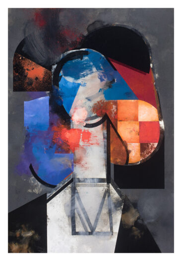 Gil Maia, Série Bálsamo 16, 2026, óleo sobre papel, 107x70 cm BD